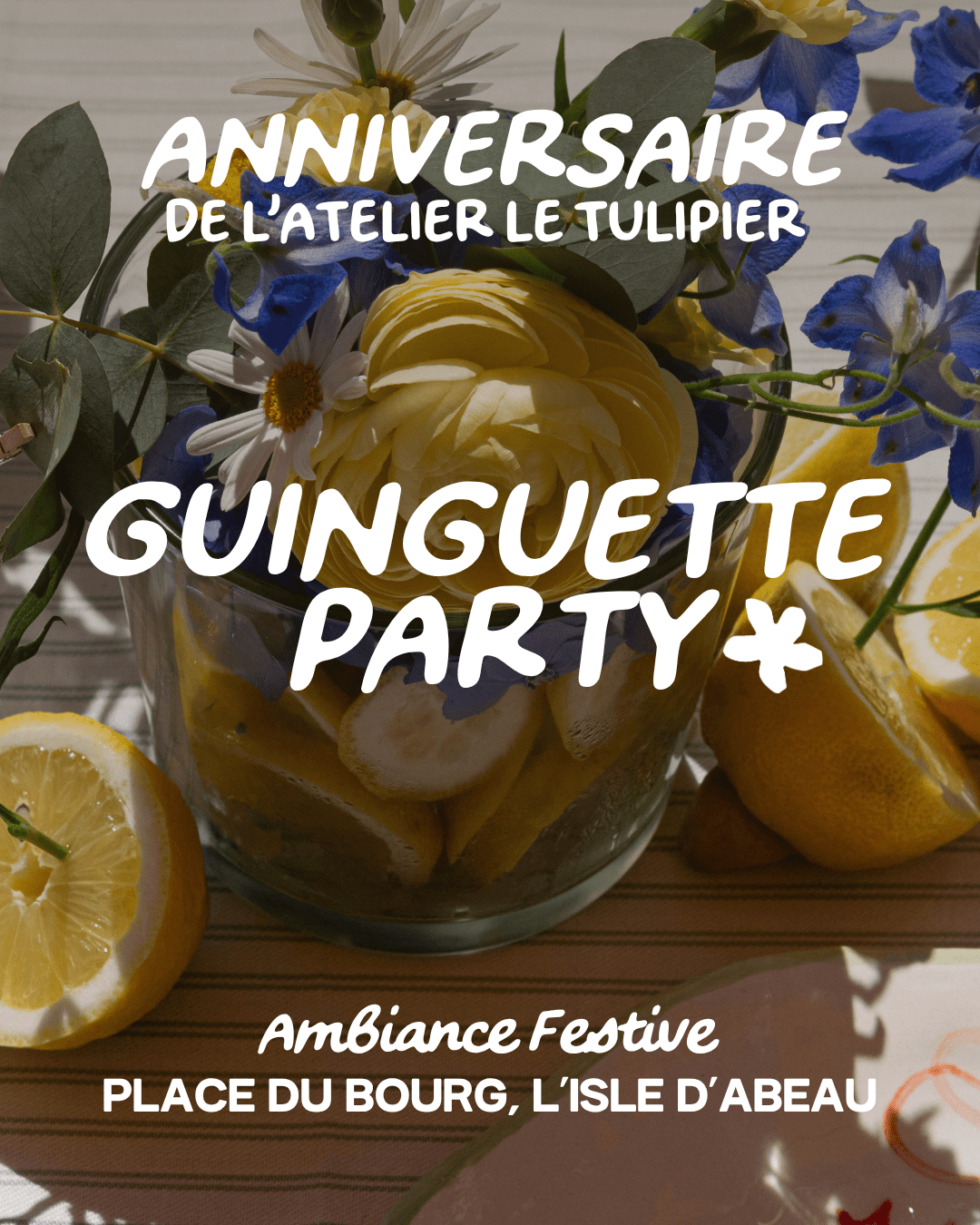 Atelier le tulipier - anniversaire
